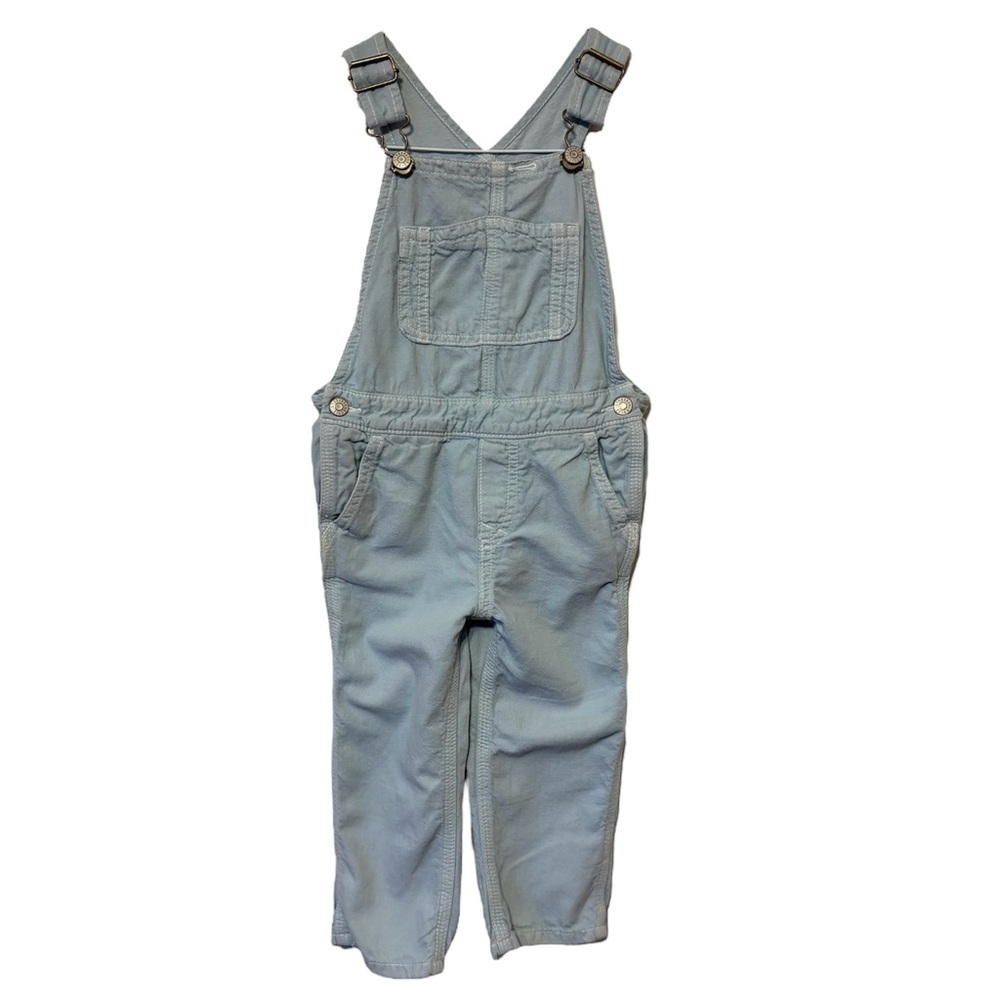 Gymboree Toddler Girls Light Light Wash Blue Jean Overalls in 2T 100% Cotton